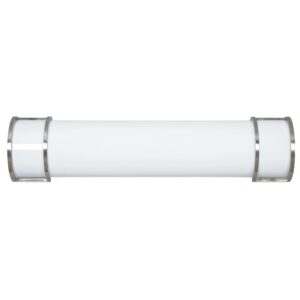 Sunset Lighting F9889 2 Light Fluorescent Energy Star and CA Title 24 Compliant Bath Bar Bathroom Fixture Bright Satin Nickel Indoor Lighting Bathroom