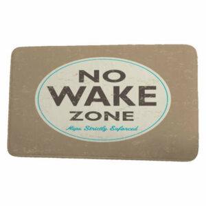 Surf, Sand, & Sea Nap Zone Word Print Bath Mat, Beige/Taupe, 17"x24"