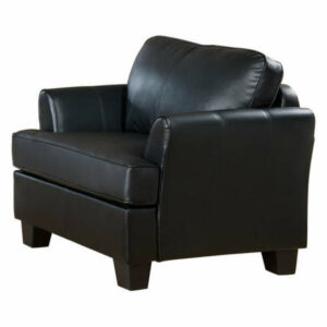 Swanson Oversized Living Room Chair, Black