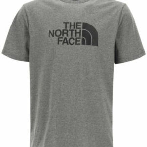 THE NORTH FACE T-SHIRT WITH LOGO PRINT S Grey, Black Cotton