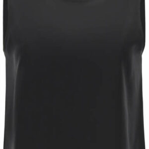 TORY BURCH SHELL SILK TOP 2 Black Silk