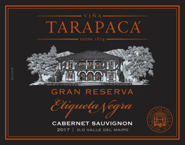 Tarapaca 2017 Gran Reserva Etiqueta Negra - Cabernet Sauvignon Red Wine