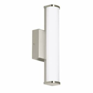 Tech Lighting 700BCBAS13-LED927-277 Basis Single Light 12-5/16" Wide Integrated LED Bath Bar with a Cylinder Glass Shade - 277V - ADA Compliant Satin