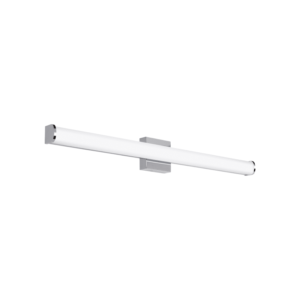 Tech Lighting 700BCBAS36-LED927-277 Basis Single Light 36-3/32" Wide Integrated LED Bath Bar with a Cylinder Glass Shade - 277V - ADA Compliant Chrome