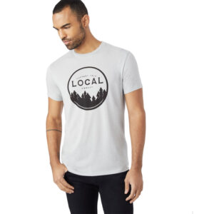 Tentree Support Your Forest T Shirt - Men's Hi Rise Grey Sm