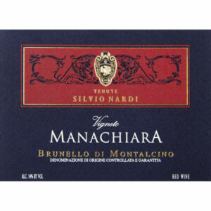 Tenute Silvio Nardi 2012 Brunello di Montalcino Manachiara - Sangiovese Red Wine