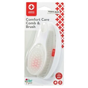 The First Years American Red Cross Comfort Care Comb and Brush - 1.0 ea