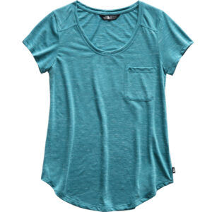 The North Face S/S Boulder Peak Top Shirt - Women's Storm Blue Heather