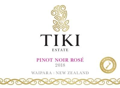 Tiki 2018 Pinot Noir Rose - Rosé Rosé Wine