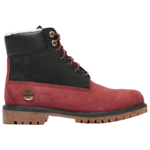 Timberland Boys "Timberland 6" Premium Shearling Waterproof Boots - Boys' Grade School" Syrah/Black Size 03.5