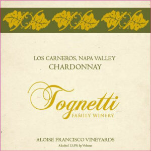 Tognetti Family Winery 2014 Aloise Francisco Chardonnay - White Wine