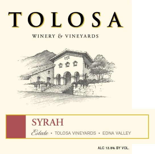 Tolosa Winery 2017 Estate Syrah - Syrah/Shiraz Red Wine