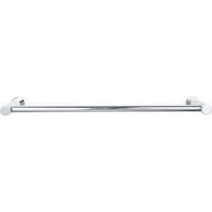 Top Knobs HOP6 Hopewell Bath 18 Inch Single Towel Bar Polished Chrome Bathroom Hardware Towel Bar 18 Inch