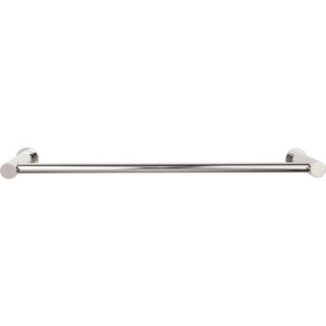 Top Knobs HOP6 Hopewell Bath 18 Inch Single Towel Bar Polished Nickel Bathroom Hardware Towel Bar 18 Inch