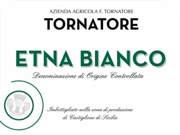 Tornatore 2018 Etna Bianco - White Wine