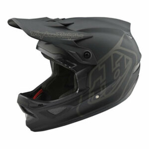 Troy Lee Designs D3 Fiberlite Helmet - Mono Black - XS