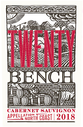 Twenty Bench 2018 North Coast Cabernet Sauvignon - Red Wine