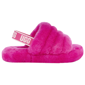 UGG Girls UGG Fluff Yeah Slide - Girls' Grade School Shoes Rock Rose Size 06.0