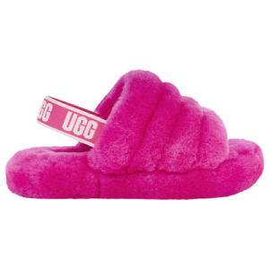 UGG Girls UGG Fluff Yeah Slide - Girls' Preschool Shoes Rock Rose Size 13.0