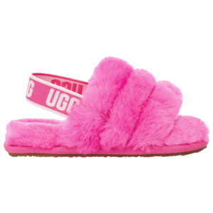 UGG Girls UGG Fluff Yeah Slide - Girls' Toddler Shoes Rock Rose Size 10.0