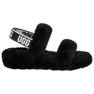 UGG Womens UGG Oh Yeah Slide - Womens Shoes Black/Black Size 09.0