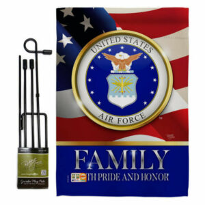 US Air Force Family Honor Americana Garden Flag Set