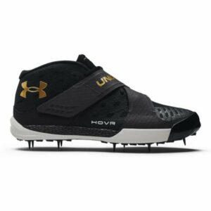 Under Armour Adults' HOVR Silencer Track and Field Shoes Black/Dark Gray, 11 / 12.5 - Track And Field at Academy Sports