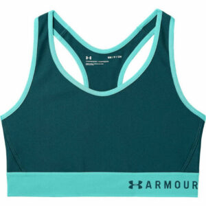 Under Armour Armour Mid Keyhole Sports Bra - XS - Tourmaline Teal-Tropical Tide