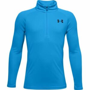 Under Armour Boys' Tech 1/2 Zip Pullover Bright Blue, Small - Boy's Athletic Tops at Academy Sports