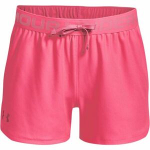 Under Armour Girls' Play Up Shorts 2.5 in Pink, Large - Girl's Athletic Shorts at Academy Sports