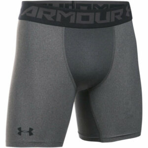 Under Armour HeatGear Armour 2.0 Comp Shorts - XL - Carbon Heather - Black