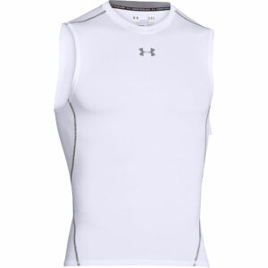 Under Armour Heatgear Armour Sleeveless Top - White - Graphite