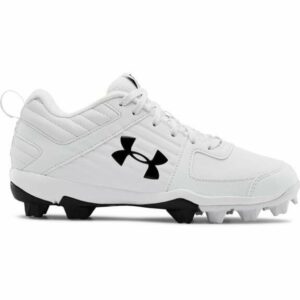 Under Armour Kids' Leadoff Low Baseball Cleats White, 4.5 - Youth Baseball at Academy Sports