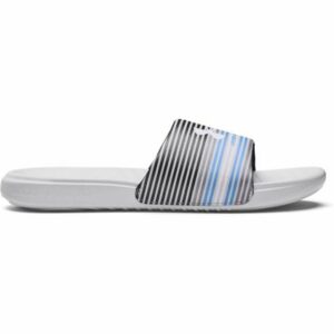 Under Armour Men's Ansa Graphic Slide Sandals White/Blue, 12 - Soccer Slides at Academy Sports