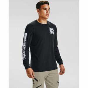 Under Armour Men's Box Logo Sketch Long Sleeve T-Shirt Black, 2X-Large - Men's Athletic Performance Tops at Academy Sports