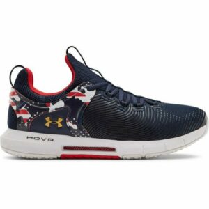 Under Armour Men's HOVR Rise 2 Training Shoes Navy Blue/White, 10 - Men's Training at Academy Sports