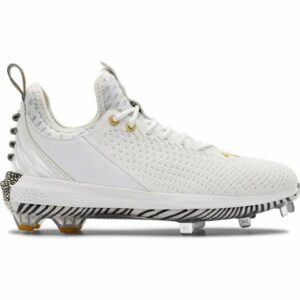 Under Armour Men's Harper 5 Low ST Baseball Cleats White/Gold, 11 - Adult Baseball at Academy Sports