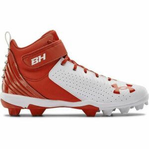 Under Armour Men's Harper 5 Mid RM Baseball Cleats White, 8 - Adult Baseball at Academy Sports