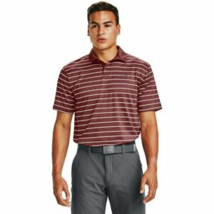 Under Armour Mens Performance Textured Stripe Polo Shirt, X-Large - Mens Golf Shirts at Academy Sports