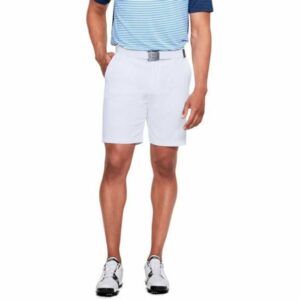 Under Armour Men's Showdown Golf Shorts White/Steel Heather, 30" - Mens Golf Bottoms at Academy Sports