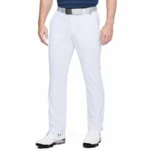 Under Armour Men's Showdown Straight Leg Golf Pants White, 34" - Mens Golf Bottoms at Academy Sports - 1309545-100