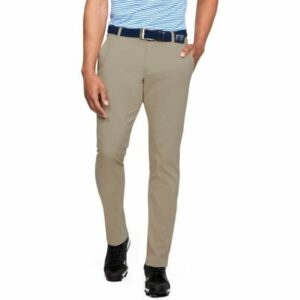 Under Armour Men's Showdown Tapered Pants City Khaki/Steel Heather, 36" - Mens Golf Bottoms at Academy Sports