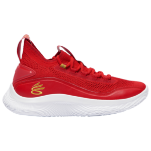 Under Armour Mens Stephen Curry Under Armour Curry 8 - Mens Basketball Shoes Red/White/Red Size 12.0