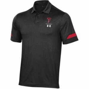 Under Armour Men's Texas Tech University Elevated Graphic Polo Shirt Black, 2X-Large - NCAA Men's Tops at Academy Sports