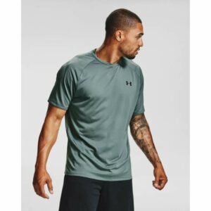 Under Armour Men's UA Tech T-Shirt Blue, Large - Men's Athletic Performance Tops at Academy Sports