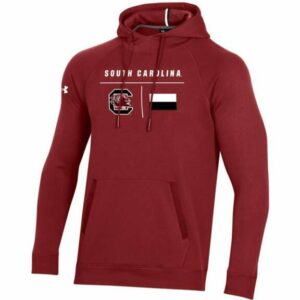 Under Armour Men's University of South Carolina Campus Fleece Hoodie Red Dark, X-Large - NCAA Men's Fleece/Jackets at Academy Sports