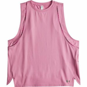 Under Armour Women's Rush Scallop Tank Top Pink, X-Small - Women's Core/Basic Tops at Academy Sports