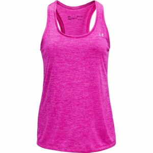 Under Armour Women's Twist Tech Tank Top Pink Dark, Medium - Women's Core/Basic Tops at Academy Sports