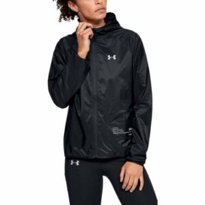 Under Armour Womens UA Qualifier Storm Running Packable Jacket Black, Small - Women's Athletic Jackets at Academy Sports