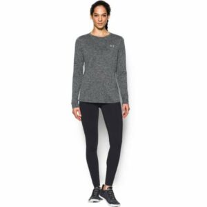 Under Armour Women's UA Tech Twist Crew Shirt Black, X-Small - Women's Athletic Performance Tops at Academy Sports